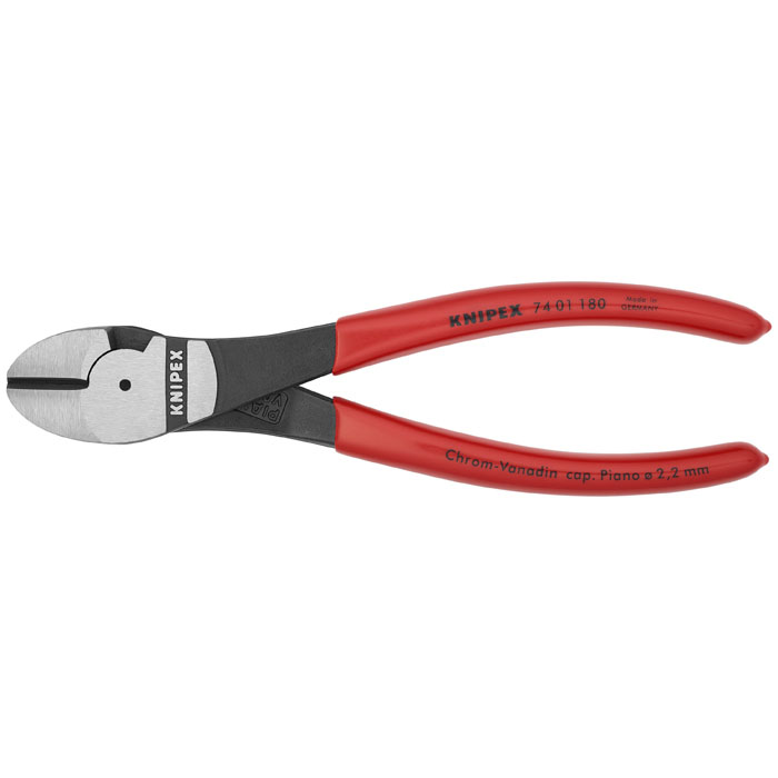 KNIPEX 74 01 180 - High Leverage Diagonal Cutters