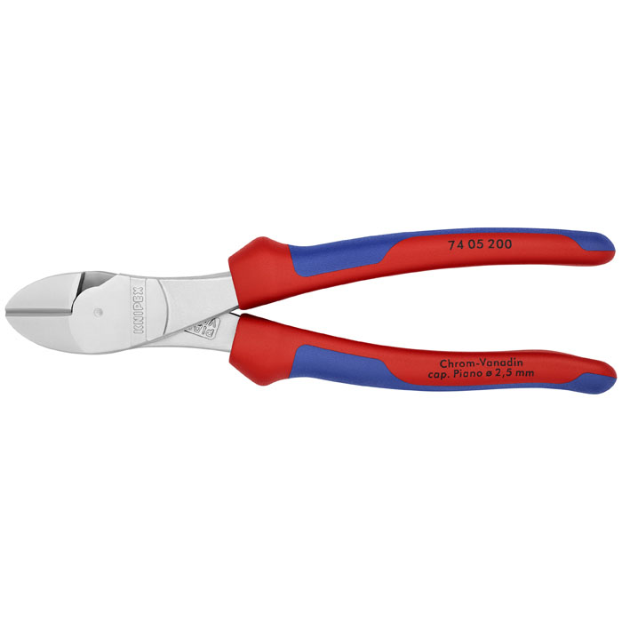 KNIPEX 74 05 200 - High Leverage Diagonal Cutters