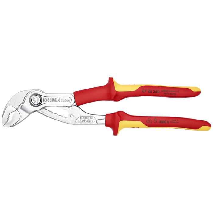 KNIPEX 87 26 250 - Cobra Water Pump Pliers-1000V Insulated