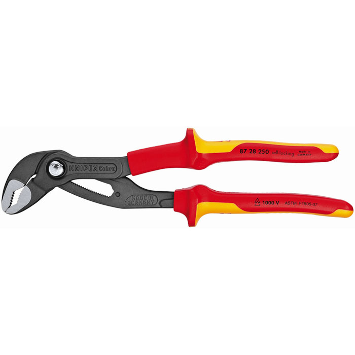 KNIPEX 87 28 250 SBA - Cobra Water Pump Pliers-1000V Insulated
