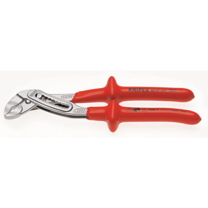 KNIPEX 88 07 250 - Alligator Water Pump Pliers-1000V Insulated