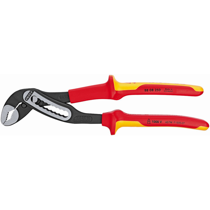 KNIPEX 88 08 250 SBA - Alligator Water Pump Pliers-1000V Insulated