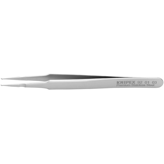 KNIPEX 92 01 03 - Premium Stainless Steel Positioning Tweezers-SMD