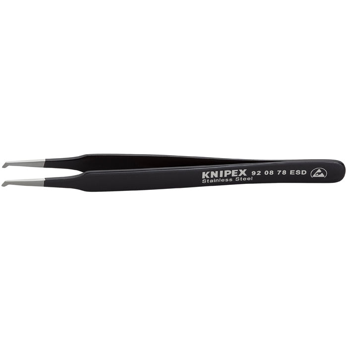 KNIPEX 92 08 78 ESD - Stainless Steel Positioning Tweezers-ESD-SMD