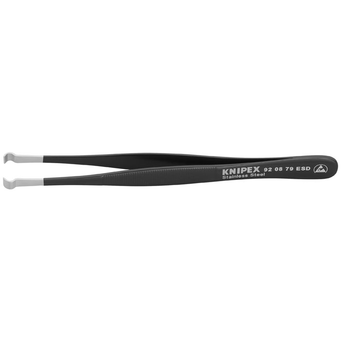 KNIPEX 92 08 79 ESD - Stainless Steel Positioning Tweezers-ESD
