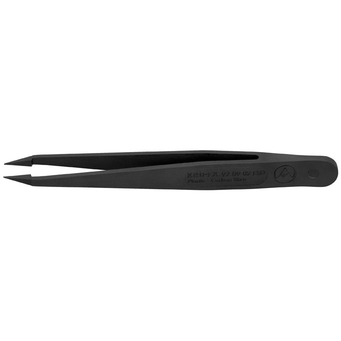 KNIPEX 92 09 02 ESD - Plastic Gripping Tweezers-Needle-Point Tips-ESD