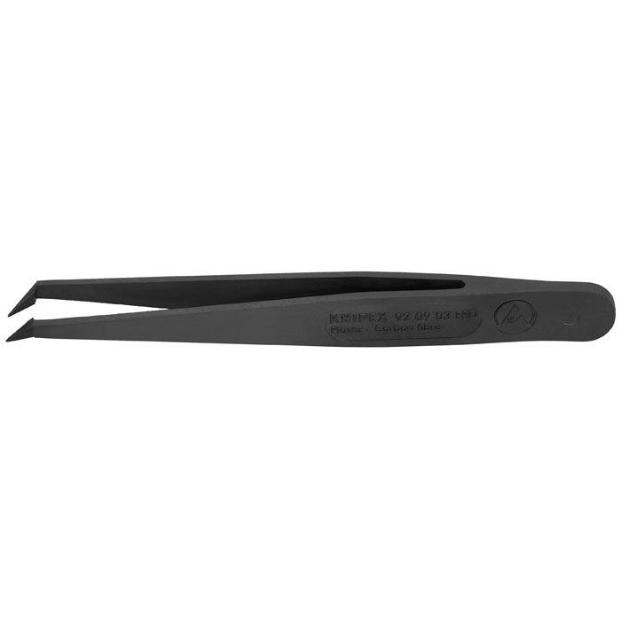 KNIPEX 92 09 03 ESD - Plastic Gripping Tweezers-Pointed Tips-ESD