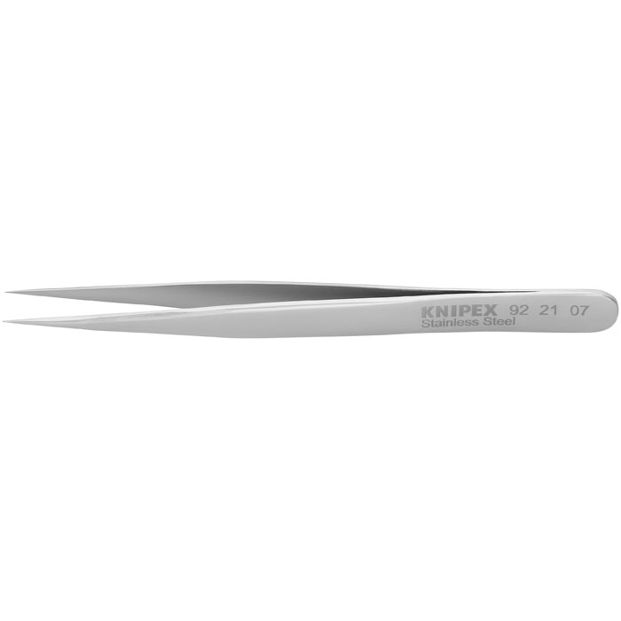 KNIPEX 92 21 07 - Stainless Steel Gripping Tweezers-Needle Point Tips