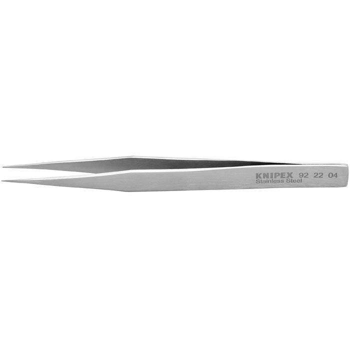 KNIPEX 92 22 04 - Stainless Steel Gripping Tweezers-Pointed Tips