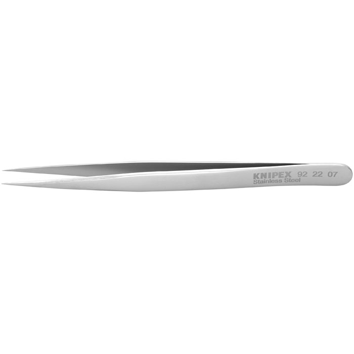 KNIPEX 92 22 07 - Stainless Steel Gripping Tweezers-Needle Point Tips