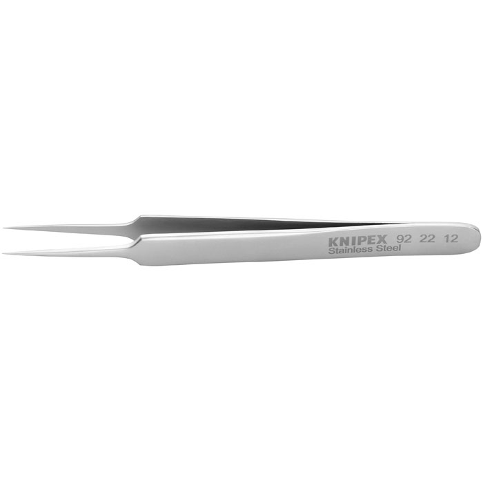 KNIPEX 92 22 12 - Stainless Steel Gripping Tweezers-Needle Point Tips