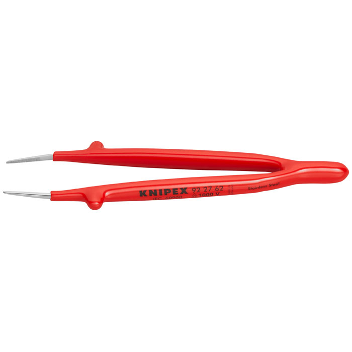 KNIPEX 92 27 62 - Stainless Steel Gripping Tweezers-Pointed Tips-1000V Insulated