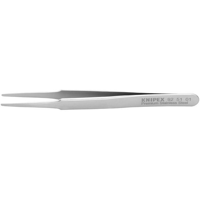 KNIPEX 92 51 01 - Premium Stainless Steel Gripping Tweezers-Blunt Tips