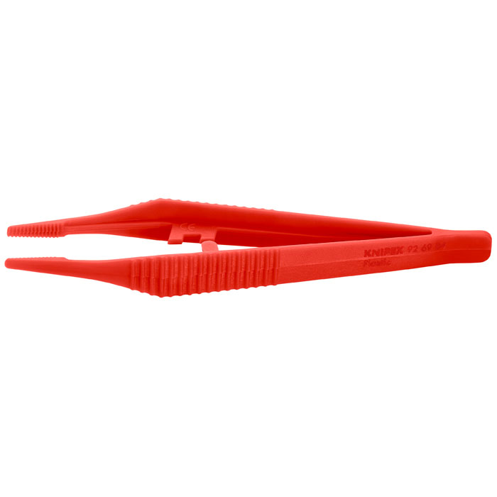 KNIPEX 92 69 84 - Plastic Gripping Tweezers-Blunt Tips-ESD
