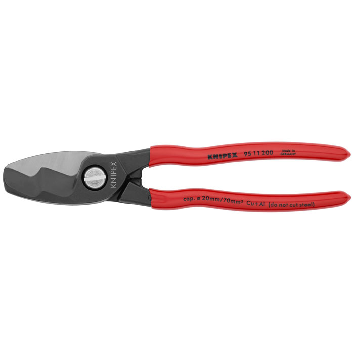 KNIPEX 95 11 200 - Cable Shears-Twin Cutting Edges