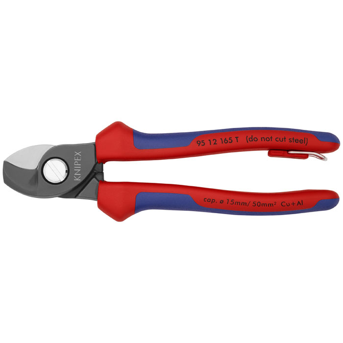 KNIPEX 95 12 165 T BKA - Cable Shears-Tethered Attachment