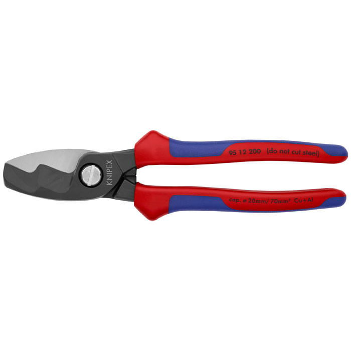 KNIPEX 95 12 200 SBA - Cable Shears-Twin Cutting Edges