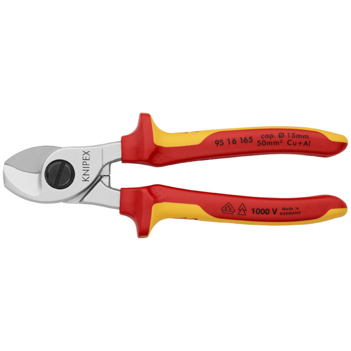 KNIPEX 95 16 165 - Cable Shears-1000V Insulated