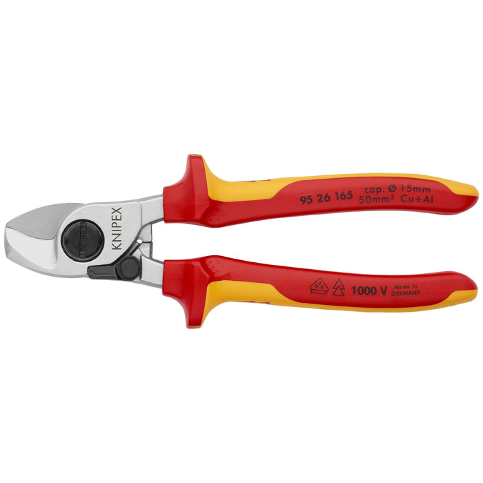 KNIPEX 95 26 165 - Cable Shears-1000V Insulated