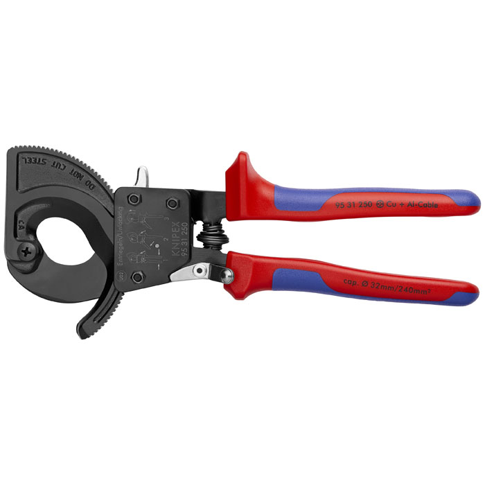 KNIPEX 95 31 250 SBA - Ratcheting Cable Cutters