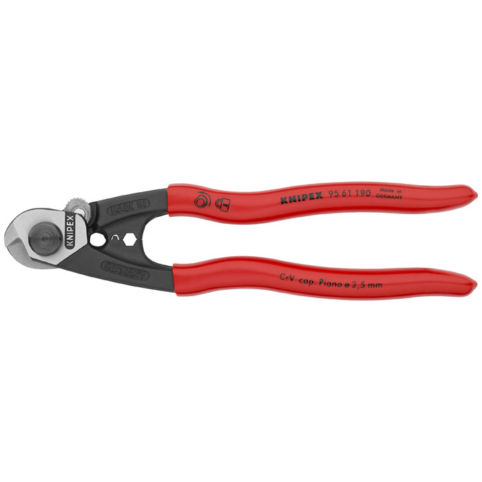 KNIPEX 95 61 190 SBA - Wire Rope Shears