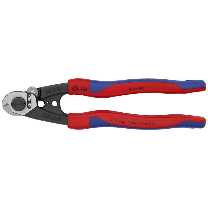 KNIPEX 95 62 190 SBA - Wire Rope Shears