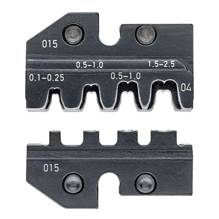 KNIPEX 97 49 04 - Crimping Die For Non-Insulated Open Plug-Type Connectors (Plug Width 2.8 and 4.8 mm)