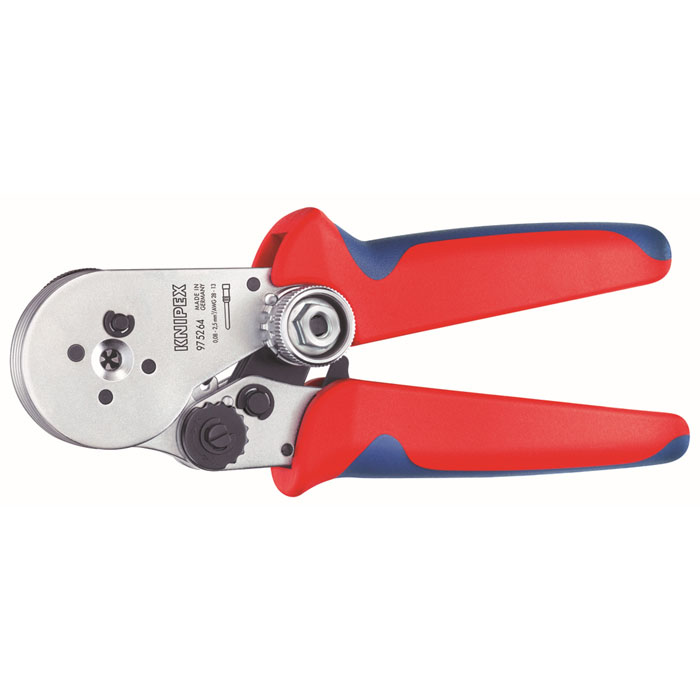 KNIPEX 97 52 64 - Crimping Pliers-Four Mandrel For Turned Contacts
