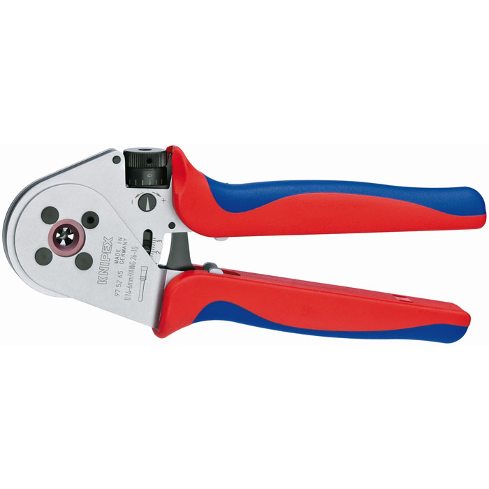 KNIPEX 97 52 65 - Crimping Pliers-Four Mandrel For Turned Contacts