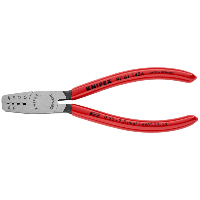 KNIPEX 97 61 145 A - Crimping Pliers for Wire Ferrules