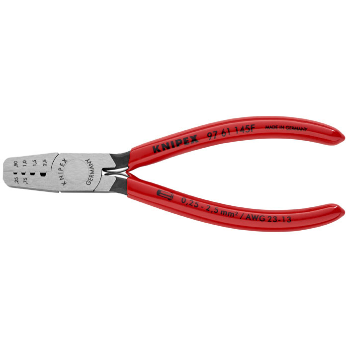 KNIPEX 97 61 145 F - Crimping Pliers for Wire Ferrules