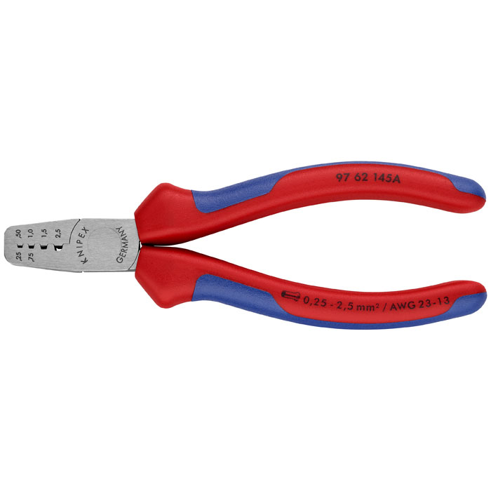 KNIPEX 97 62 145 A - Crimping Pliers for Wire Ferrules