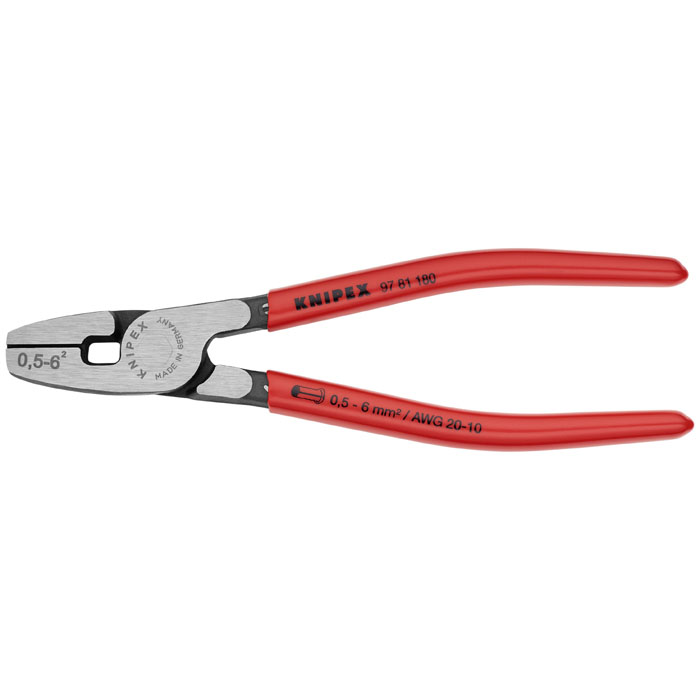 KNIPEX 97 81 180 - Crimping Pliers for Wire Ferrules