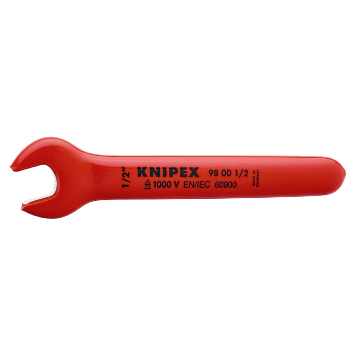 KNIPEX 98 00 1/2" - Open End Wrench-1000V Insulated 1/2"
