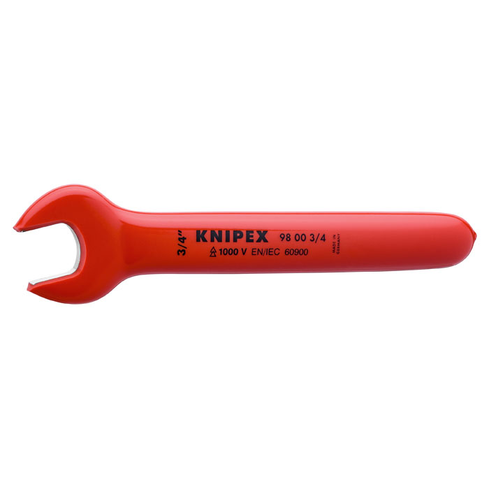 KNIPEX 98 00 3/4" - Open End Wrench-1000V Insulated 3/4"
