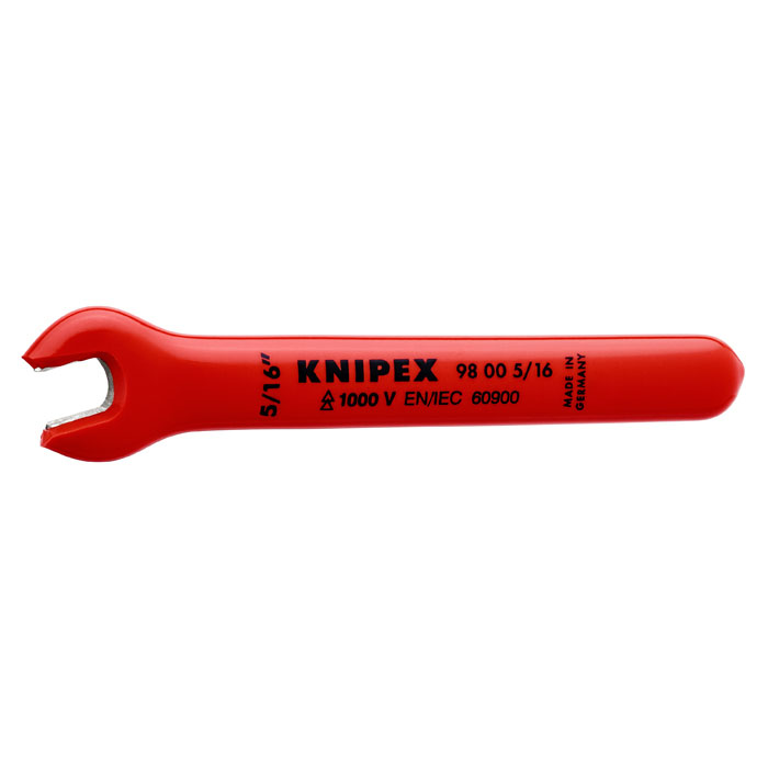 KNIPEX 98 00 5/16" - Open End Wrench-1000V Insulated 5/16"