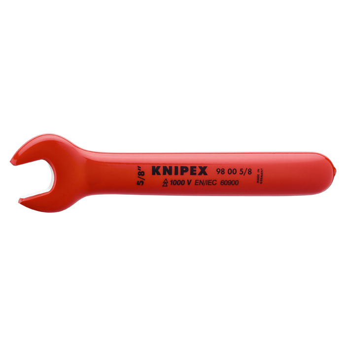KNIPEX 98 00 5/8" - Open End Wrench-1000V Insulated 5/8"
