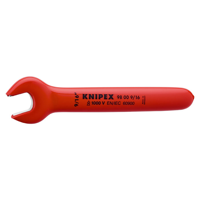 KNIPEX 98 00 9/16" - Open End Wrench-1000V Insulated 9/16"