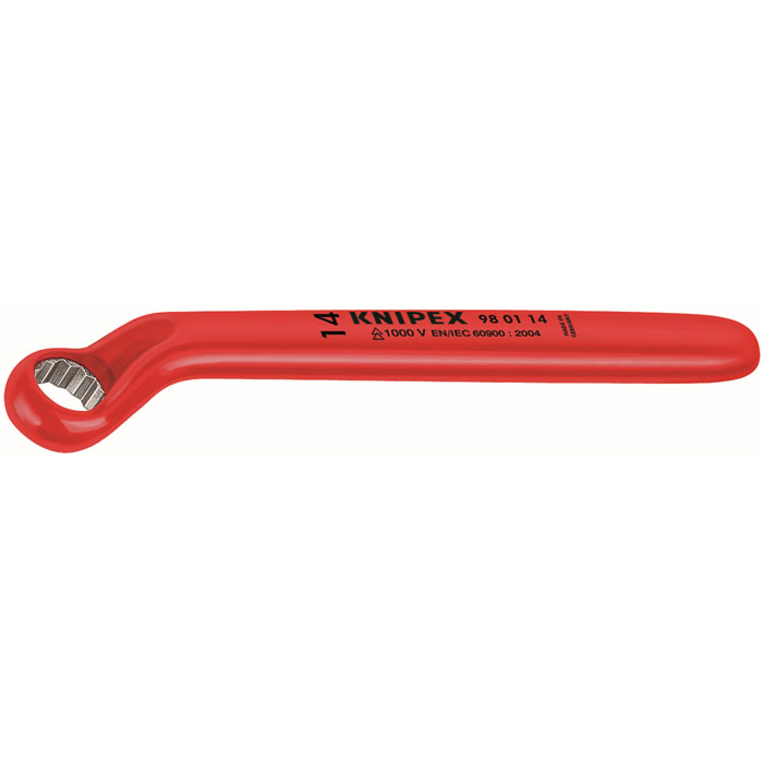 KNIPEX 98 01 11/16" - Offset Box Wrench-1000V Insulated 11/16"