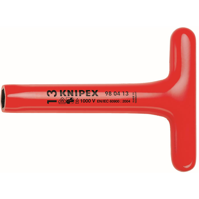 KNIPEX 98 04 19 - T-Socket Wrench-1000V Insulated 19 mm