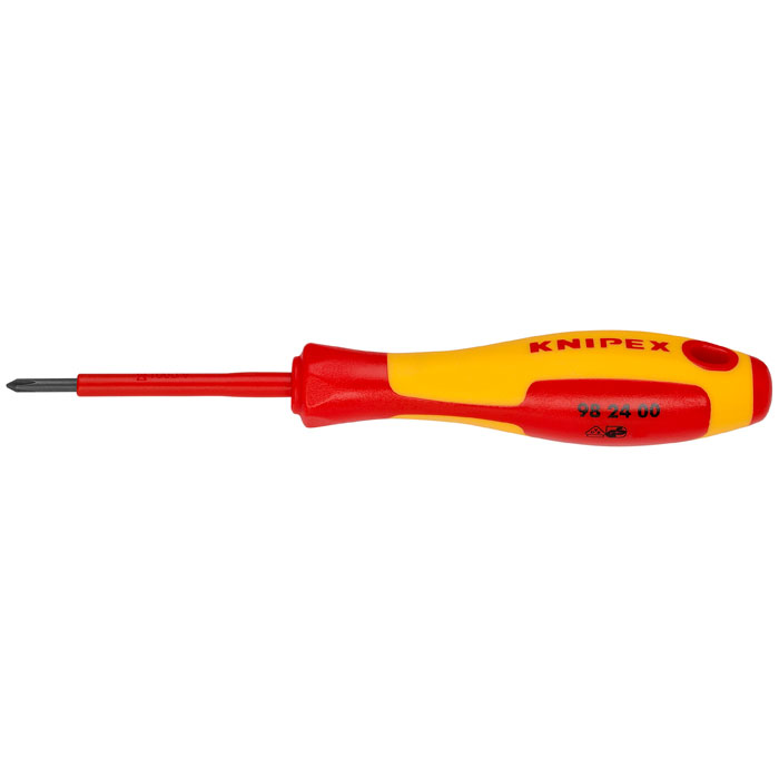 KNIPEX 98 24 00 - Phillips Screwdriver, 2 1/2"-1000V Insulated, P0
