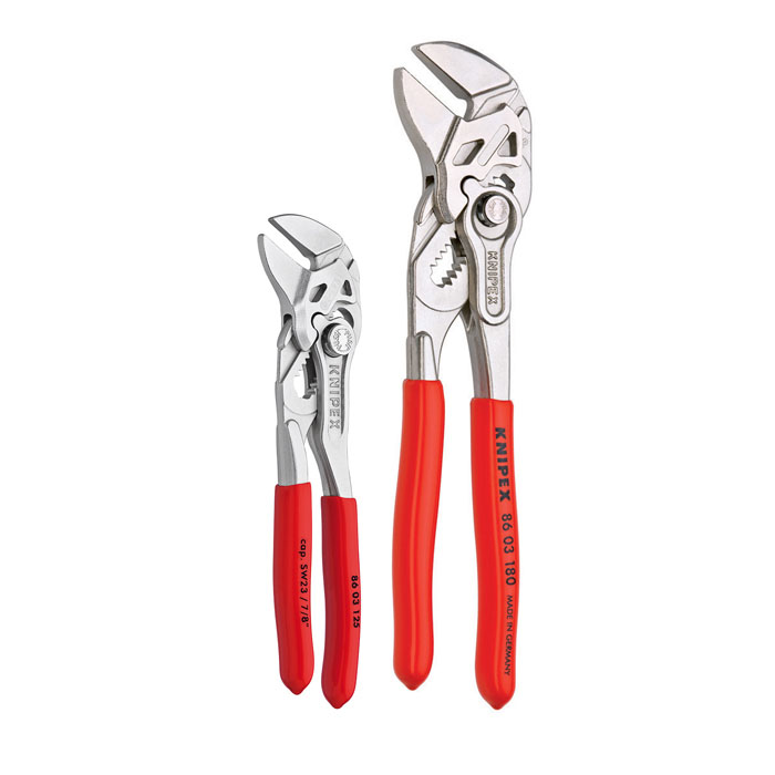 KNIPEX 9K 00 80 121 US - 2 Pc Mini Pliers Wrench Set