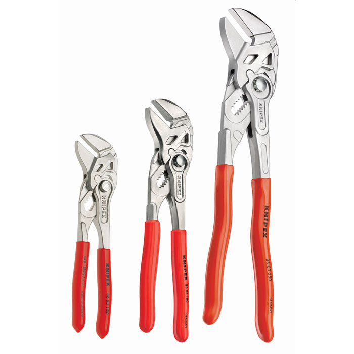 KNIPEX 9K 00 80 45 US - 3 Pc Pliers Wrench Set