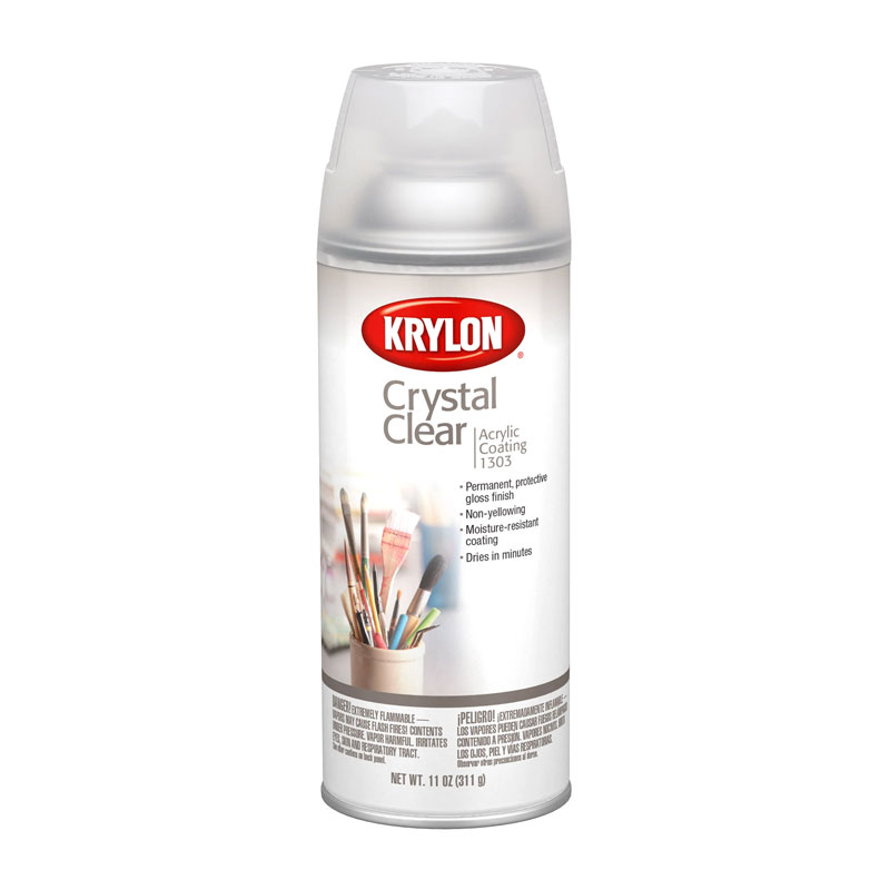 Krylon K01303 Crystal Clear Acrylic Coating -Case of 6