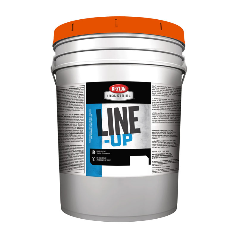 Krylon Industrial K52130499-20 Orange Line-Up Water-Based Athletic Field Striping Paint 5 Gallon Pail