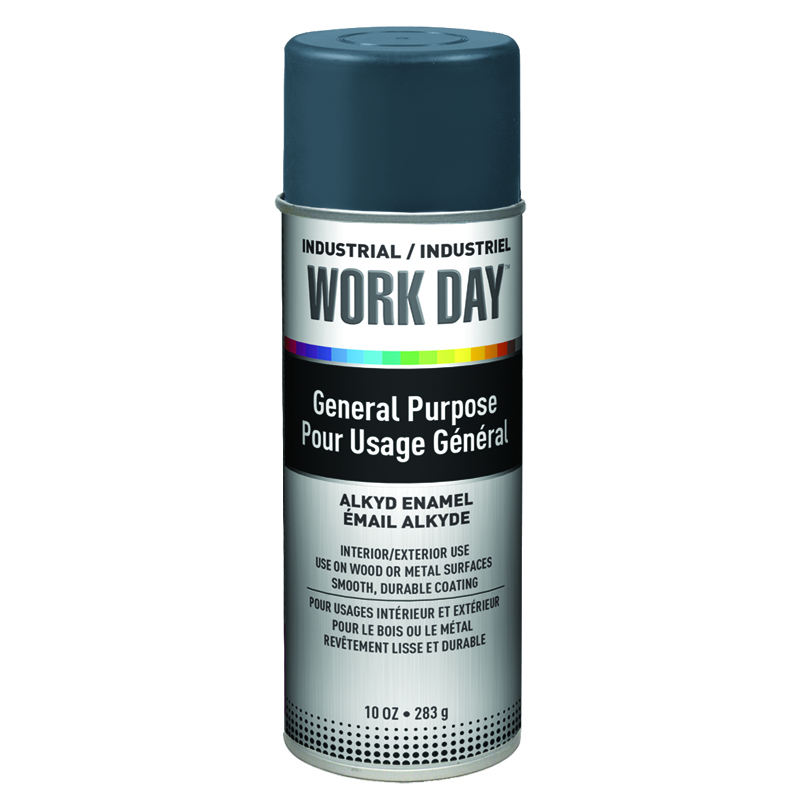 Krylon A04405007 Gray Industrial Work Day Spay Paint 10 oz. Aersol Can - Case of 12