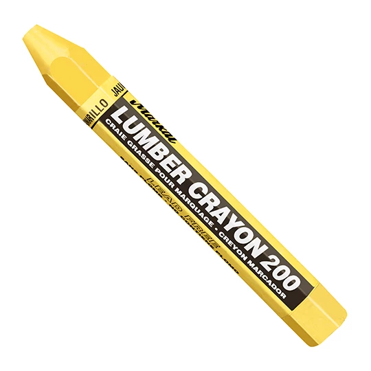 Markal 80351 Lumber Crayon 200 Yellow