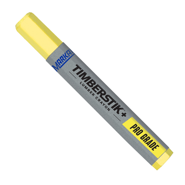 Markal 80381 Timberstik+ Pro Grade Lumber Crayon Yellow