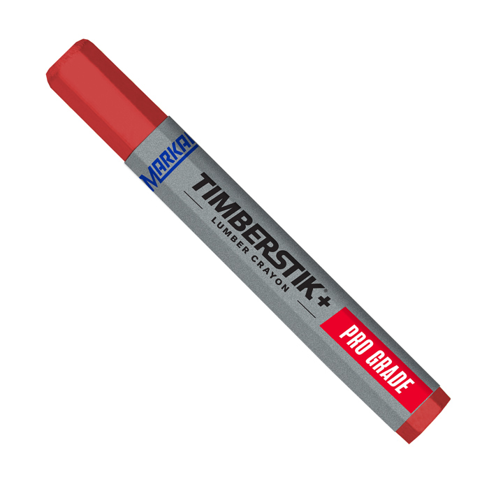 Markal 80382 Timberstik+ Pro Grade Lumber Crayon Red