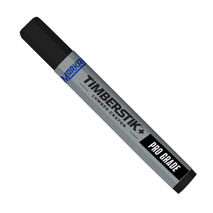 Markal 80383 Timberstik+ Pro Grade Lumber Crayon Black